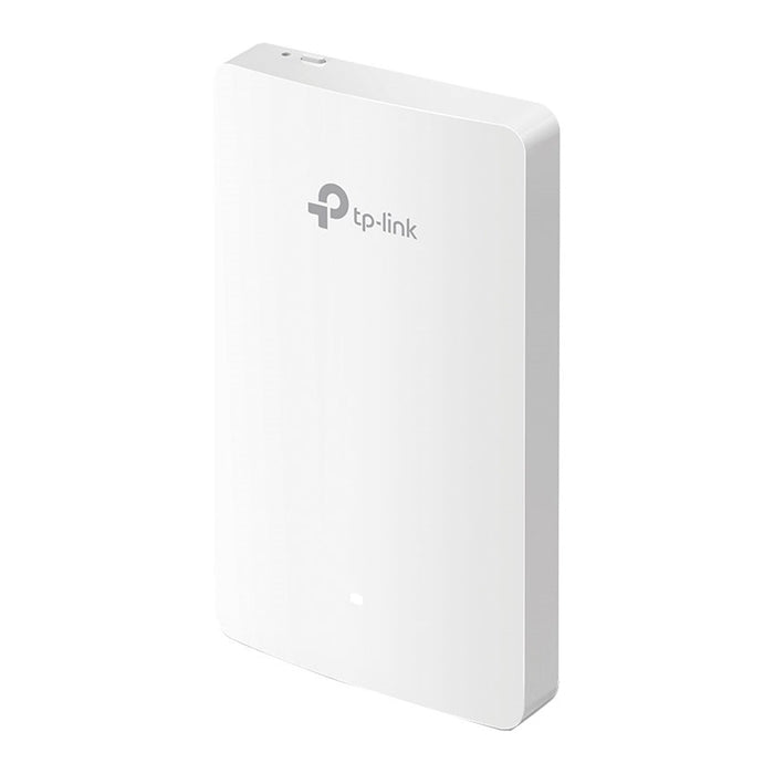 TP-LINK (EAP615-WALL) AX1800 Wireless Wall Plate WiFi 6 Access Point, Dual Band, PoE, Gigabit, OFDMA & DL/UL MU-MIMO, Free Software-Range Ext/Access Points-Gigante Computers