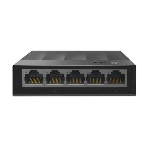 TP-LINK (LS1005G) 5-Port Gigabit Unmanaged Desktop LiteWave Switch, Green Technology, Plastic Case-Switches-Gigante Computers