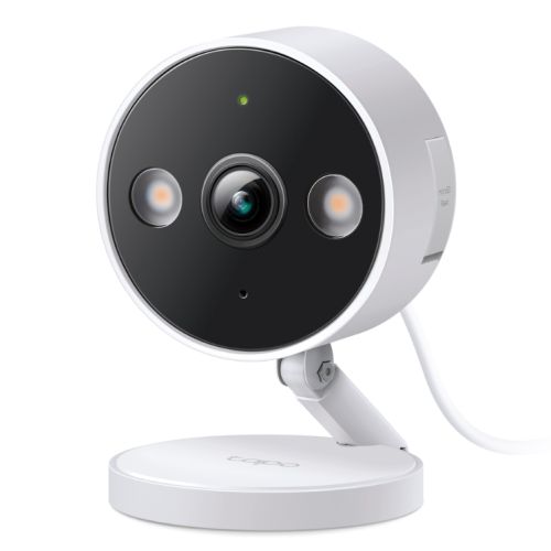 TP-LINK (TAPO C120) Indoor/Outdoor 2K Wi-Fi Home Security Camera, Spotlights, Smart AI Detection, Sound & Light Alarm, 2-Way Audio-Surveillance Cameras-Gigante Computers