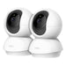 TP-LINK (TAPO C200P2) Pan/Tilt Home Security Wi-Fi Camera (2-Pack), 1080p, Night Vision, Motion Detection, Alarms, 2-way Audio, Voice Control, SD Card Slot-Surveillance Cameras-Gigante Computers