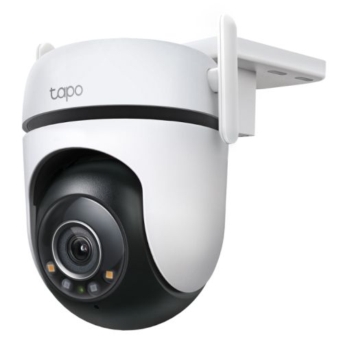TP-LINK (TAPO C520WS) Outdoor Pan/Tilt 2K QHD Security Wi-Fi Camera, 360°, Colour Night Vision, Smart AI Detection, Sound & Light Alarm, 2-Way Audio-Surveillance Cameras-Gigante Computers
