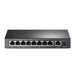 TP-LINK (TL-SF1009P) 9-Port 10/100 Unmanaged Desktop Switch, 8 Port PoE+, Steel Case-Switches-Gigante Computers