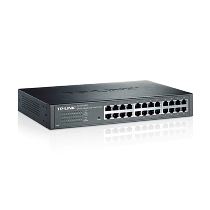 TP-LINK (TL-SG1024DE) 24-Port Gigabit Easy Smart Switch, Simple Setup, Rackmountable, VLAN-Switches-Gigante Computers