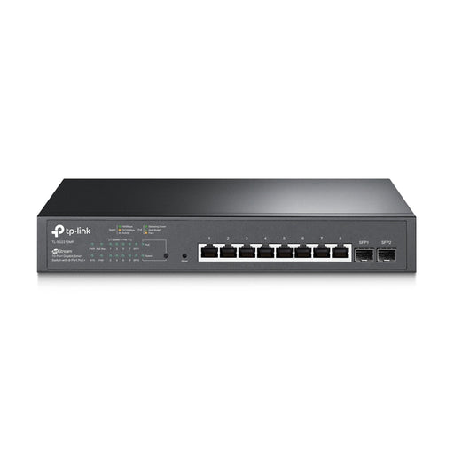 TP-LINK (TL-SG2210MP) JetStream 10-Port Gigabit Smart Switch with 8-Port PoE+, 2 GB SFP Slots-Switches-Gigante Computers