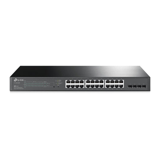 TP-LINK (TL-SG2428P) JetStream 28-Port Gigabit Smart Switch with 24-Port PoE+, 4 GB SFP Slots-Switches-Gigante Computers