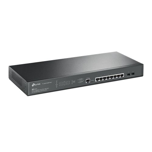 TP-LINK (TL-SG3210XHP-M2) JetStream 8-Port 2.5GBASE-T and 2-Port 10GE SFP+ L2+ Managed Switch with 8-Port PoE+,Rackmountable-Switches-Gigante Computers