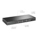 TP-LINK (TL-SG3428) JetStream 24-Port Gigabit L2 Managed Switch with 4 SFP Slots, Console Port, Fanless, Rackmountable-Switches-Gigante Computers