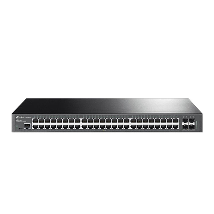TP-LINK (TL-SG3452X) JetStream 48-Port Gigabit L2+ Managed Switch with 10GE 4 SFP+ Slots, L2/L3/L4 QoS, Fanless, Rackmountable-Switches-Gigante Computers