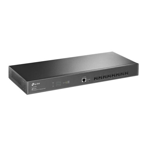 TP-LINK (TL-SX3008F) JetStream 8-Port 10GE SFP+ L2+ Managed Switch, Centralized Management, Fanless, Rackmountable-Switches-Gigante Computers