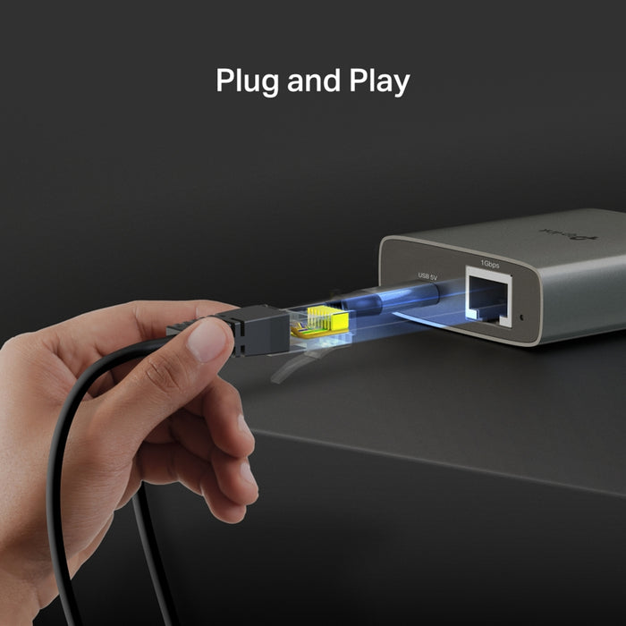TP-Link EH210 1 to 2 Gigabit Ethernet Splitter-Networking-Gigante Computers