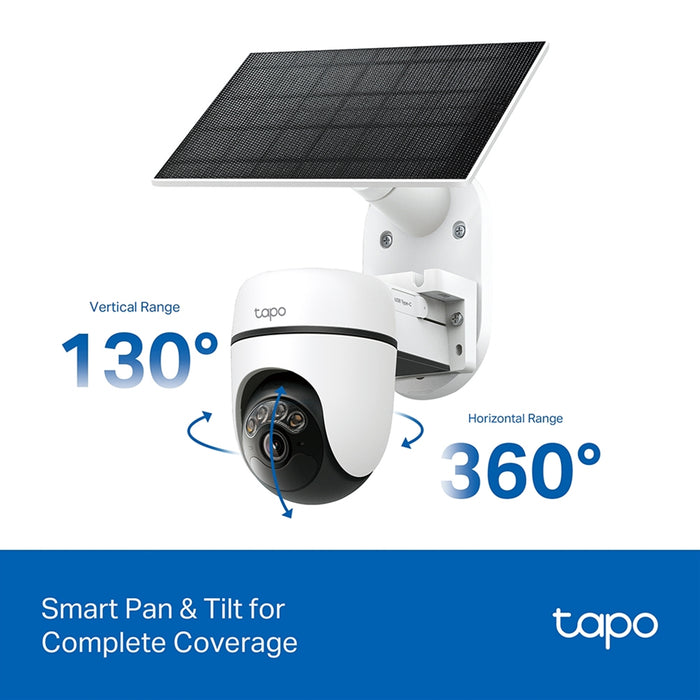 TP-Link Tapo C610 KIT Solar-Powered Pan/Tilt Security Camera Kit-Networking-Gigante Computers