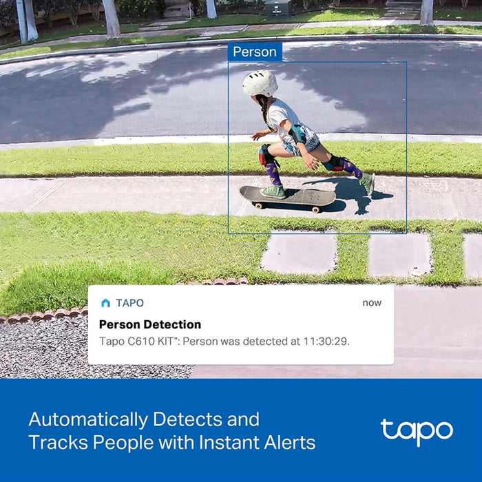 TP-Link Tapo C610 KIT Solar-Powered Pan/Tilt Security Camera Kit-Networking-Gigante Computers