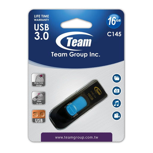 Team 16GB USB 3.0 Blue USB Flash Drive-USB Memory-Gigante Computers