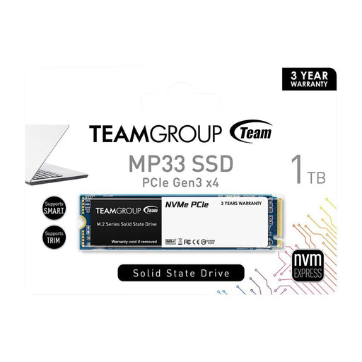 Team MP33 1TB M.2 PCIE NVME SSD-Internal Hard Drives-Gigante Computers