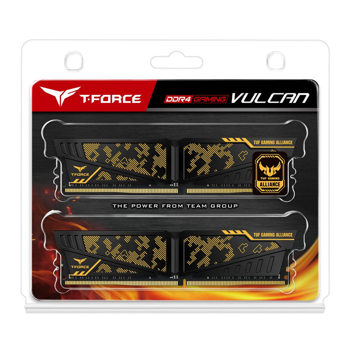 Team T-Force Vulcan TUF Gaming Alliance 16GB (2 x 8GB) DDR4 3600MHz DIMM System Gaming Memory-Memory-Gigante Computers