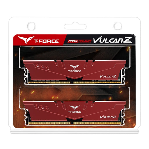 Team Vulcan Z 16GB Red Heatsink (2 x 8GB) DDR4 2666MHz DIMM System Memory-System Memory-Gigante Computers