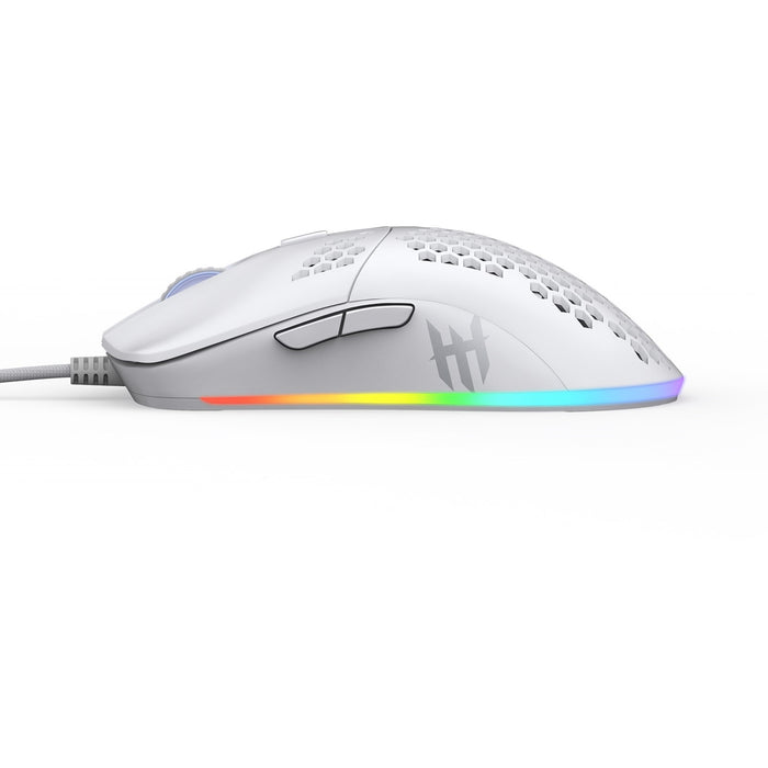 Tecware EXO Elite Lightweight RGB USB Gaming Mouse White-Mice-Gigante Computers
