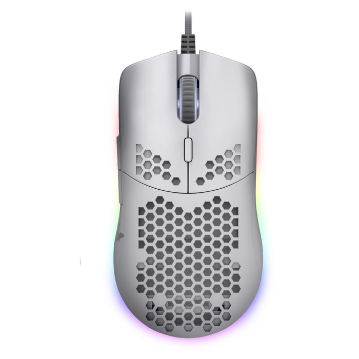 Tecware EXO Elite Lightweight RGB USB Gaming Mouse White-Mice-Gigante Computers