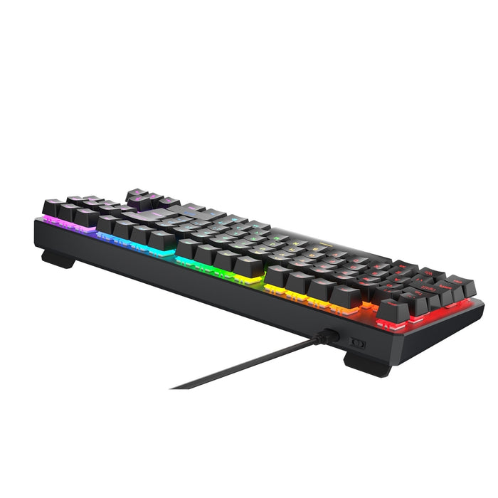 Tecware Phantom+ RGB Mechanical with Wraith Red Switches UK Layout Gaming Keyboard Black-Keyboard-Gigante Computers