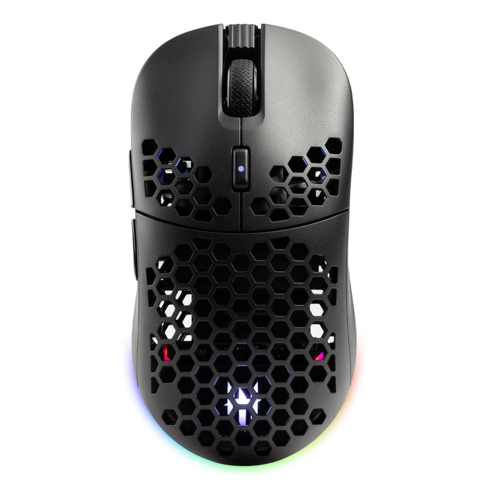 Tecware Pulse Elite Lightweight RGB Wireless Gaming Mouse with Interchangeable Black & White Honeycomb Shells included-Mice-Gigante Computers