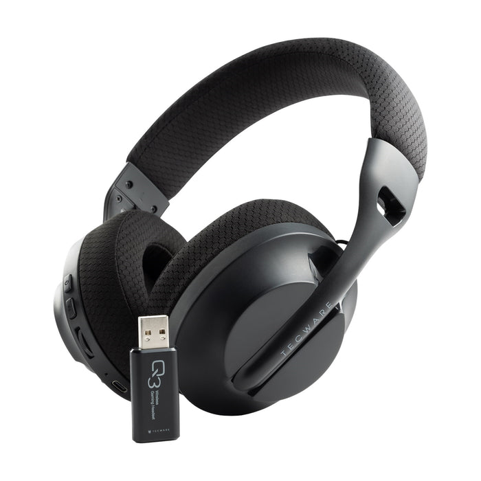 Tecware Q3 Wireless 2.4Ghz & BT Gaming Headset-Speakers-Gigante Computers