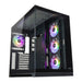 Tecware VXL EVO ARGB ATX Mid-Tower PC Case - Black, Dual-Chamber Design, 4 x 120mm ARGB Fans Pre-Installed, Infinity Glass Panels, ATX/mATX/ITX Support, High Airflow Gaming Chassis-Cases-Gigante Computers