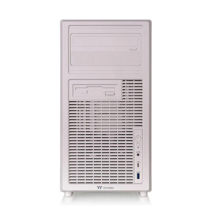 Thermaltake Retro 260 TG Micro Tower ATX PC Case, Retro Style Front panel and a Tempered Glass Side panel , and supports up to a 280mm AIO for maximum cooling efficiency, Beige-Cases-Gigante Computers