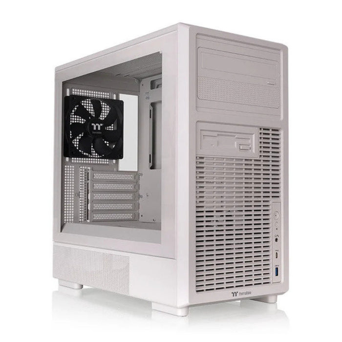 Thermaltake Retro 260 TG Micro Tower ATX PC Case, Retro Style Front panel and a Tempered Glass Side panel , and supports up to a 280mm AIO for maximum cooling efficiency, Beige-Cases-Gigante Computers