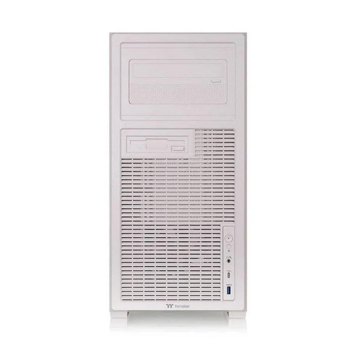 Thermaltake Retro 360 TG Mid Tower ATX PC Case, Retro Style Front panel and a Tempered Glass Side panel , and supports up to a 360mm AIO for maximum cooling efficiency, Beige-Cases-Gigante Computers