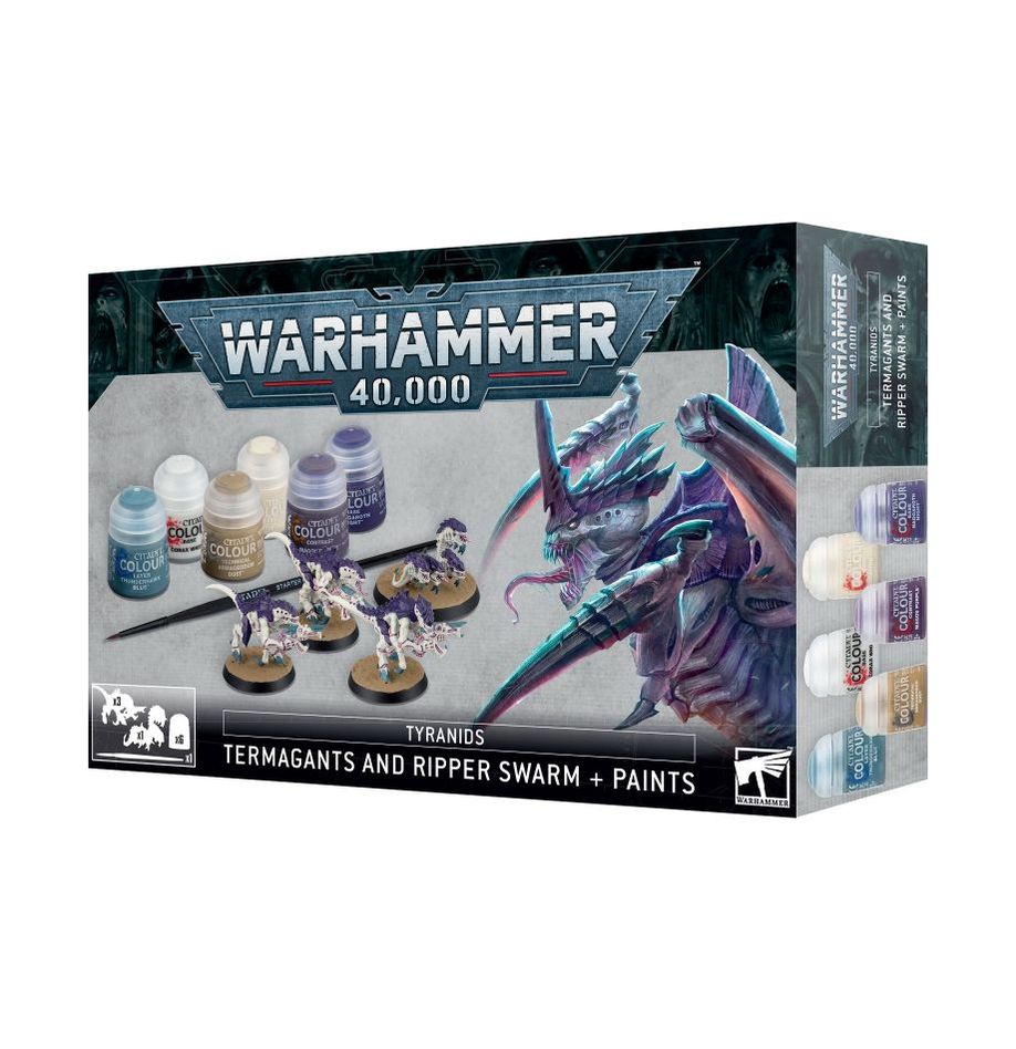Tyranids: Termagants and Ripper Swarm Paint Set | Gigante Computers