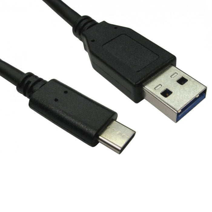 USB 3.0 to USB Type-C Cable, Black, 1 Metre-USB-Gigante Computers