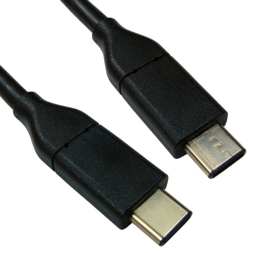 USB 3.1 Type C (M) to Type C (M) Cable 1.5m Black OEM Data Cable-Cables-Gigante Computers