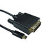USB-C TO DVI 4k 30HZ 2 Meter Black Data Cable-Cables-Gigante Computers