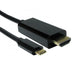 USB C TO HDMI 4K 60HZ 1 Meter Black Data Cable-Cables-Gigante Computers