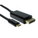 USB-C to DisplayPort 4K 60HZ 1 Meter Black Data Cable-Cables-Gigante Computers