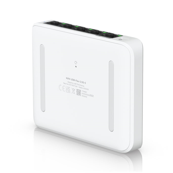 Ubiquiti USW-FLEX-2.5G-5 UniFi Flex 2.5G Ultra Compact 5 Port POE/USB-C Powered Managed Switch-Networking-Gigante Computers