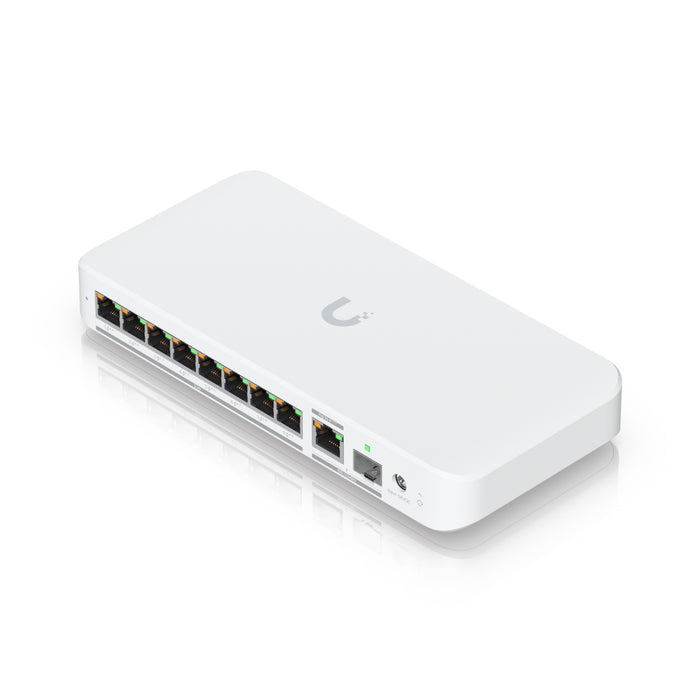 Ubiquiti USW-FLEX-2.5G-8-POE UniFi Flex 2.5G Ultra Compact 8 Port POE/USB-C Powered POE++ Managed Switch-Networking-Gigante Computers