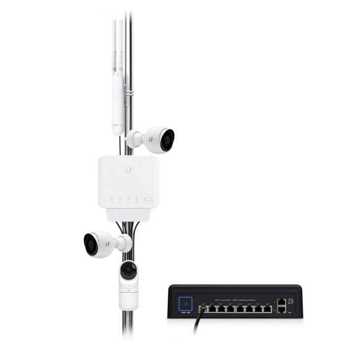 Ubiquiti USW-FLEX UniFi Switch Flex 5 Port Indoor/Outdoor Gigabit PoE Switch-Switches-Gigante Computers