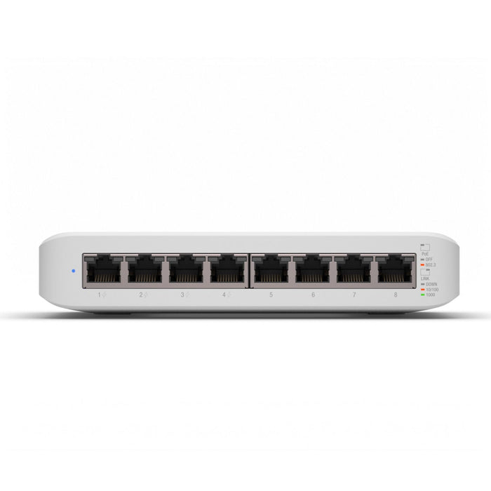 Ubiquiti USW-LITE-8-POE UniFi Switch Lite 8 Port Gigabit Managed Switch with 4 POE+ Ports (EU Plug)-Networking-Gigante Computers