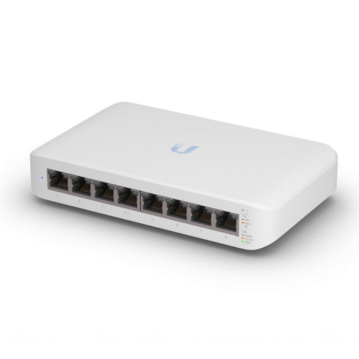 Ubiquiti USW-LITE-8-POE UniFi Switch Lite 8 Port Gigabit Managed Switch with 4 POE+ Ports (EU Plug)-Networking-Gigante Computers