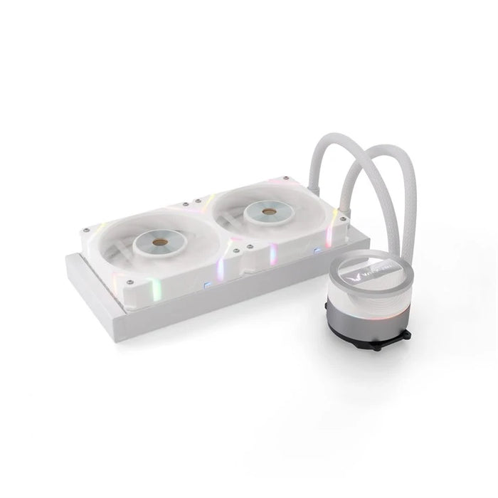 Valkyrie Dragonfang 240 ARGB Intel/AMD CPU All in one Liquid Cooler - White-CPU Fans & Paste-Gigante Computers