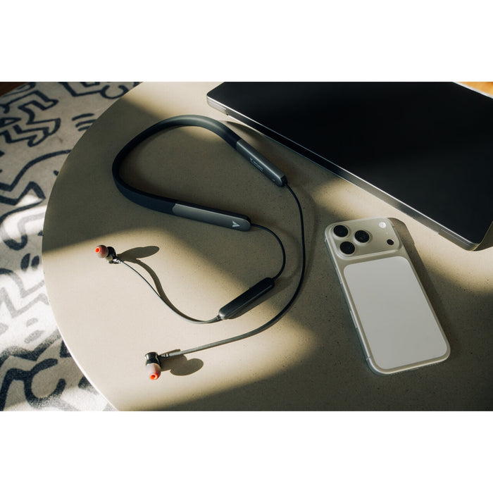 Verbatim (30203) TruSound Pro Neckband Earbuds,110 Hours Playtime, Wireless Bluetooth 5.4, ENC - Black-Speakers-Gigante Computers