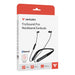 Verbatim (30203) TruSound Pro Neckband Earbuds,110 Hours Playtime, Wireless Bluetooth 5.4, ENC - Black-Speakers-Gigante Computers