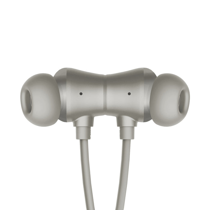 Verbatim (30206) TruSound ANC Neckband Earbuds, Wireless Bluetooth 5.4, Active Noise Cancellation - Grey-Speakers-Gigante Computers