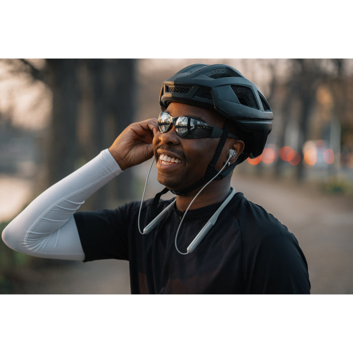 Verbatim (30206) TruSound ANC Neckband Earbuds, Wireless Bluetooth 5.4, Active Noise Cancellation - Grey-Speakers-Gigante Computers