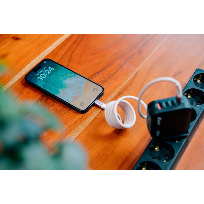 Verbatim (31850) Sync & Charge USB-C to USB-C 60W Magnetic Cable 120cm Grey, Supports PD 3.0 and QC 3.0-Cables-Gigante Computers