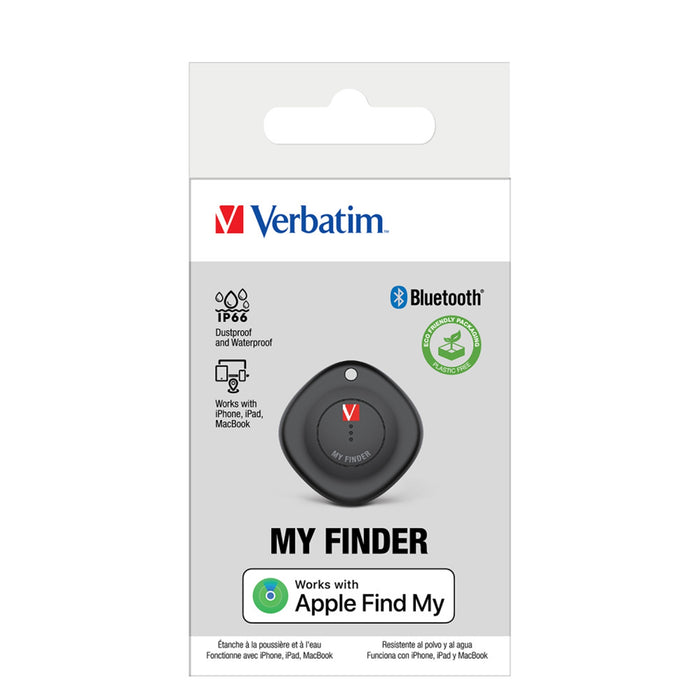 Verbatim (32130) MYF-01 My Finder Bluetooth Item Finder 1 pack Black-Accessories-Gigante Computers