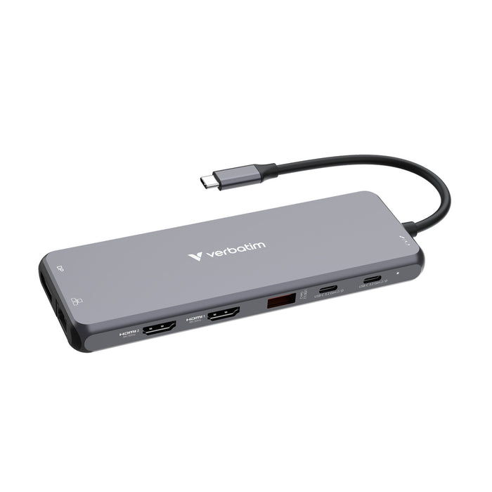 Verbatim (32153) USB-C Pro Multiport Hub 13 Port CMH-13-Card Readers-Gigante Computers