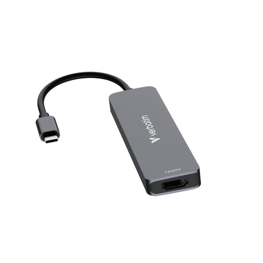 Verbatim (32156) USB-C Essentials Multiport Hub 6 Port With Card Reader, Supports Up To 100W Power Delivery, SD/MicroSD Slots Supports Read / Write Speeds Of Up To 40MB/s and 30MB/s-Card Readers-Gigante Computers