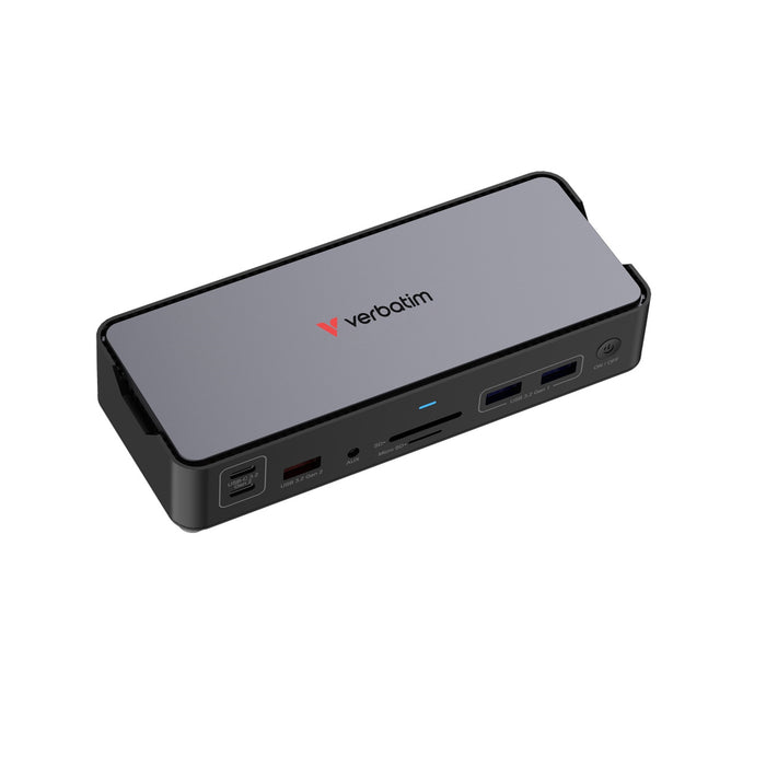 Verbatim (32171) USB-C Pro Docking Station 15 Port CDS-15-Card Readers-Gigante Computers